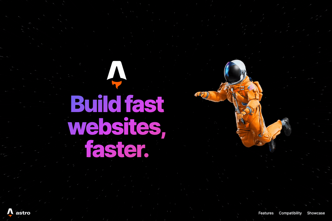 Astro Landing Page