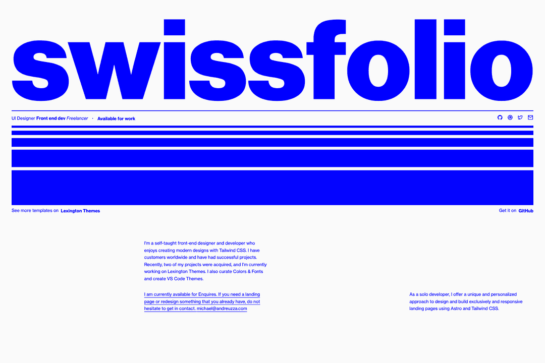 SwissFolio