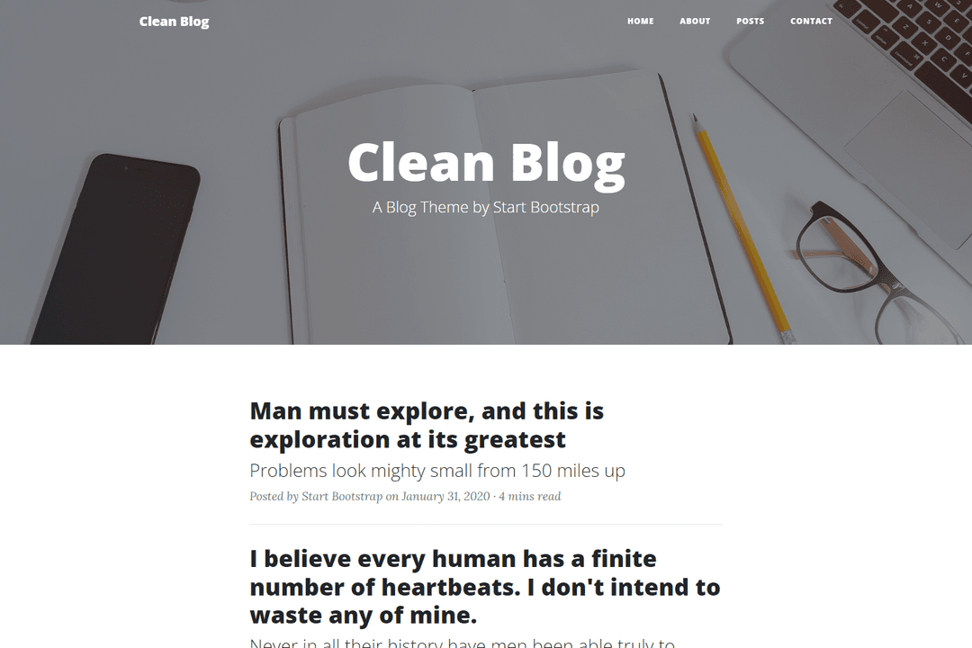 Clean Blog